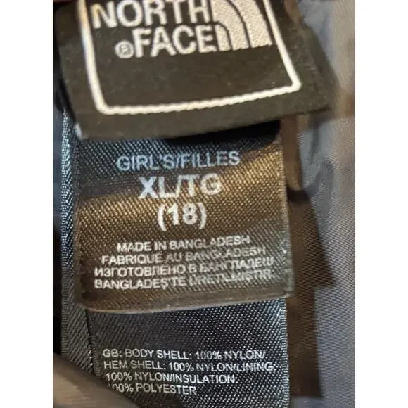 The North Face Snow Pants Youth Girls XL 18 Purple Hyvent Insulated Cargo Ski - Picture 7 of 10